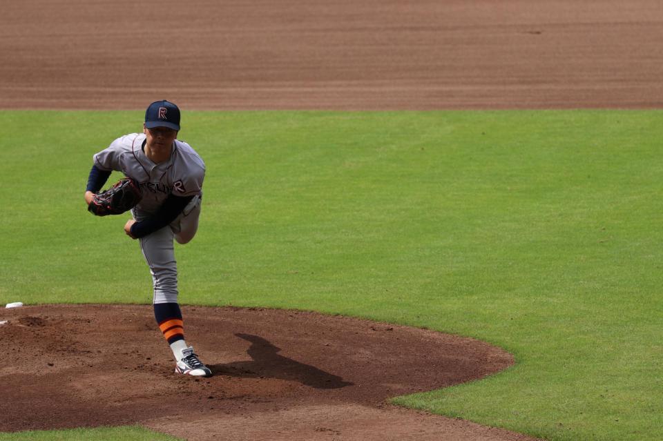 ９回８安打２失点で今季初勝利を挙げた有馬