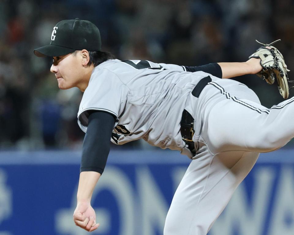 ヤクルト戦に先発した井上