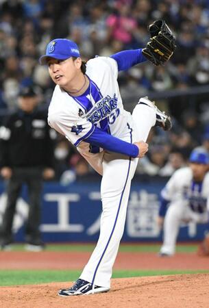 ５回表、２番手で登板し三者凡退に抑えたＤｅＮＡ・橋本＝７日