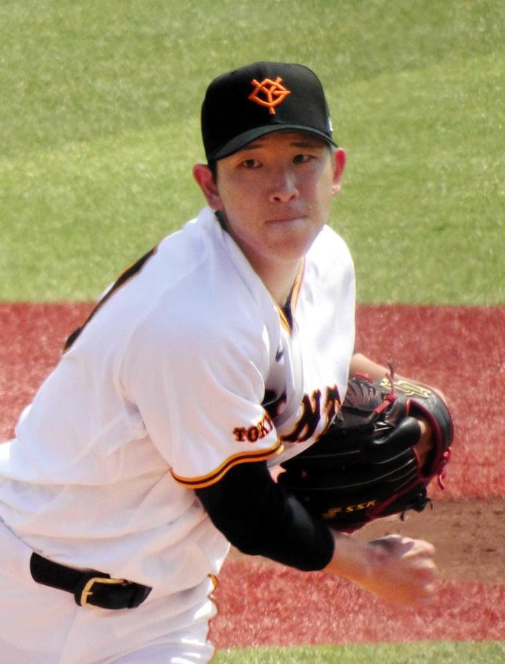 　２軍戦に先発した戸郷