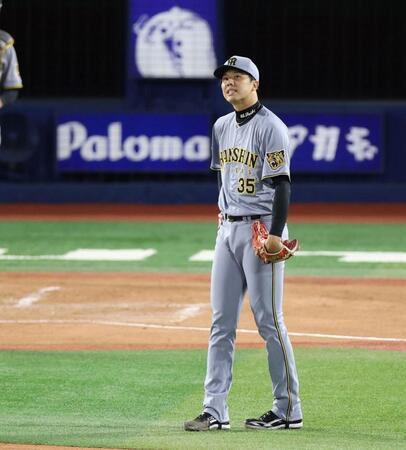 ３回、牧に２ランを浴びた才木（撮影・伊藤笙子）