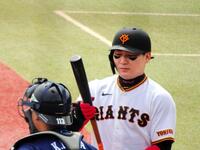 ２軍・西武戦に先発出場した丸