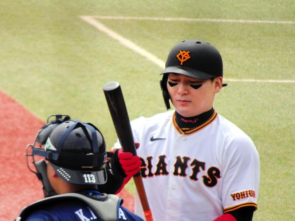 ２軍・西武戦に先発出場した丸