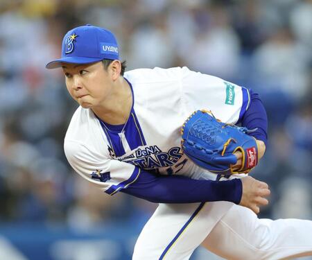 阪神戦に先発する竹田（撮影・西岡正）