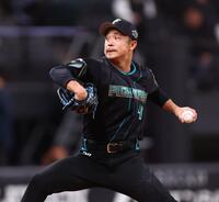 １０回、登板した島本（撮影・中島達哉）