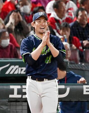 ６回途中無失点で２勝目を挙げた高梨