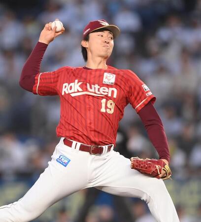 力投する荘司（撮影・開出牧）