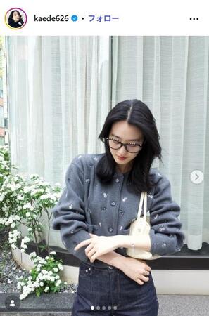 青野楓の公式インスタグラム （＠ｋａｅｄｅ６２６） より