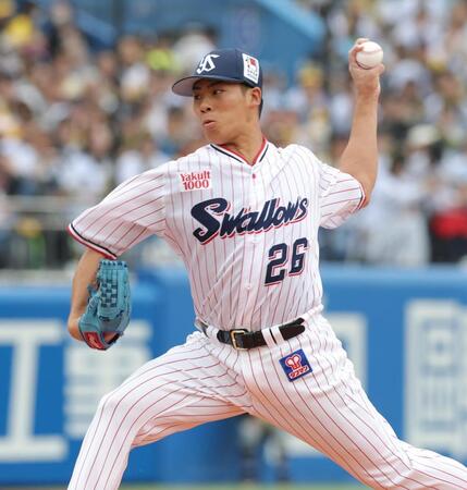 阪神戦に先発する山野（撮影・西岡正）