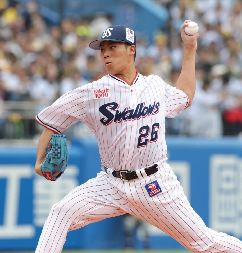 阪神戦に先発する山野（撮影・西岡正）