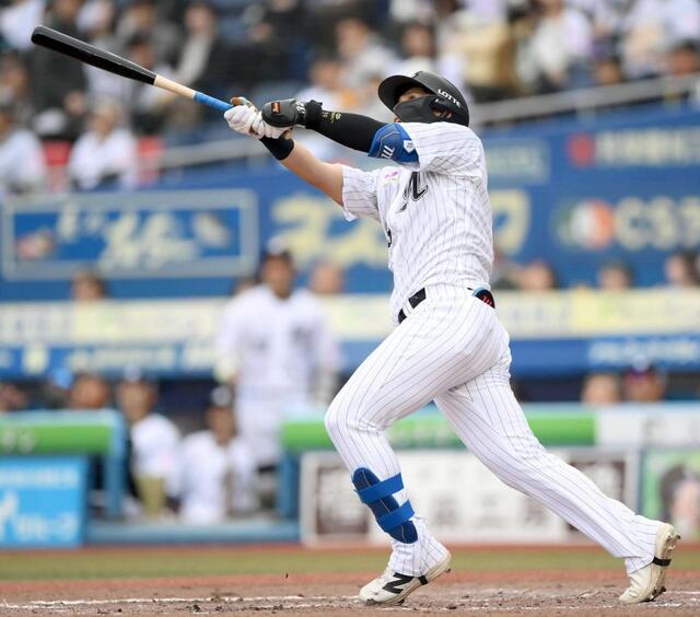 ロッテ・井上「結構完璧」待望の移籍1号マエケン撃ち 阪神から現ドラ