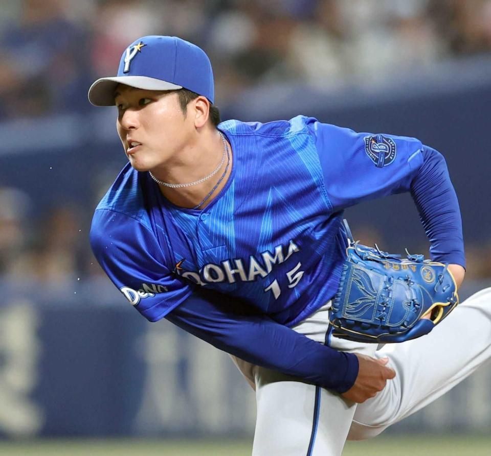 　５回を２失点に抑えた島田（撮影・大橋脩人）