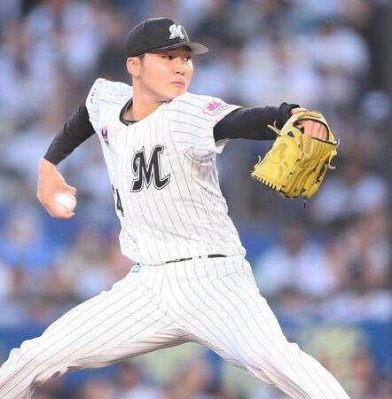 力投する広池（撮影・開出牧）