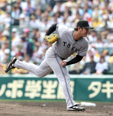 先発し力投する又木（撮影・山口登）