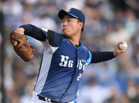 最終回を締めた岩城（撮影・開出牧）