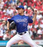 先発し力投する大野（撮影・北村雅宏）