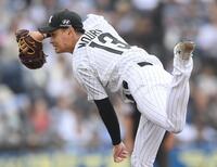 力投するロッテ・毛利海大＝ＺＯＺＯマリンスタジアム（撮影・開出牧）