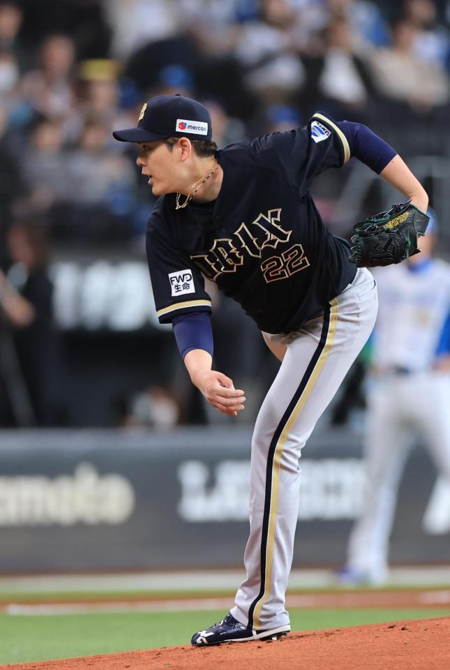オリックスの先発を務めた九里