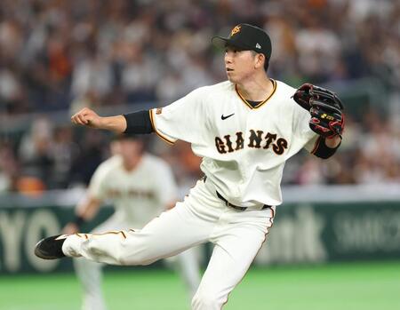 力投する戸郷（撮影・金田祐二）
