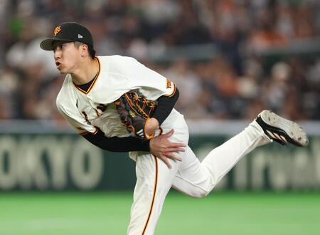力投する大勢（撮影・金田祐二）