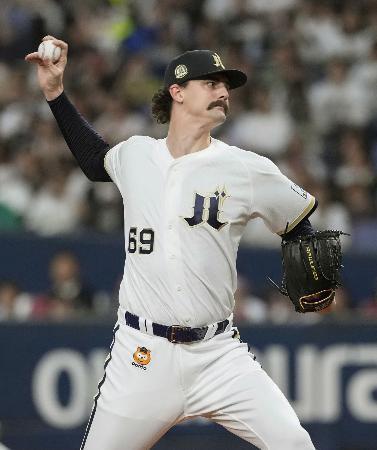 　７回無失点で来日初勝利を挙げたオリックスのジェリー＝京セラドーム