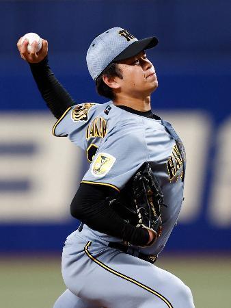 　中日戦に先発した阪神・高橋＝バンテリンドーム