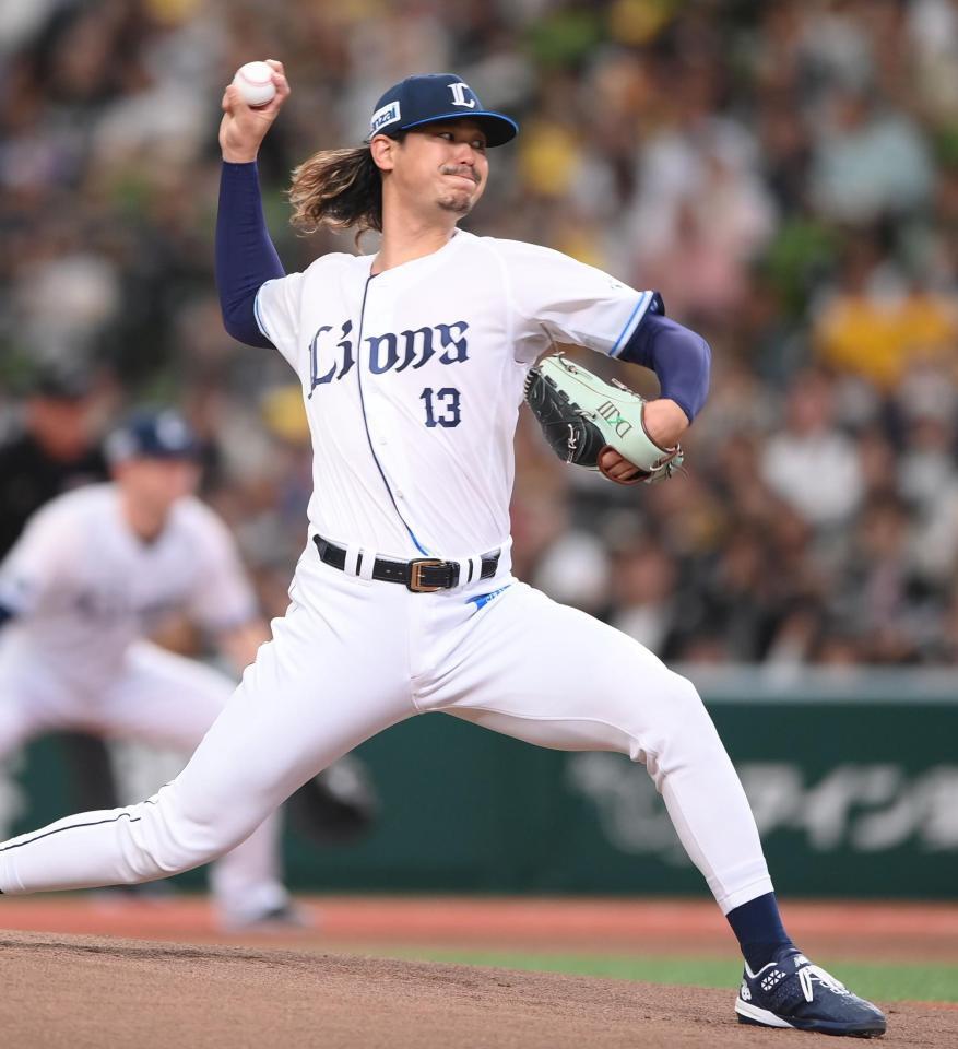力投する高橋光（撮影・開出牧）