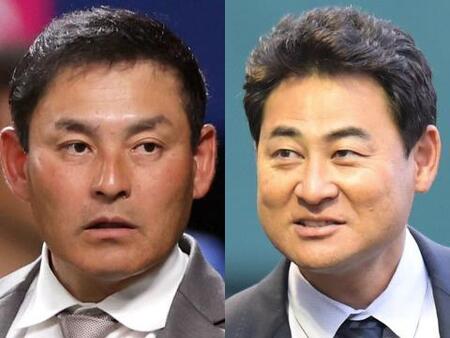 川上憲伸氏（左）と前田智徳氏