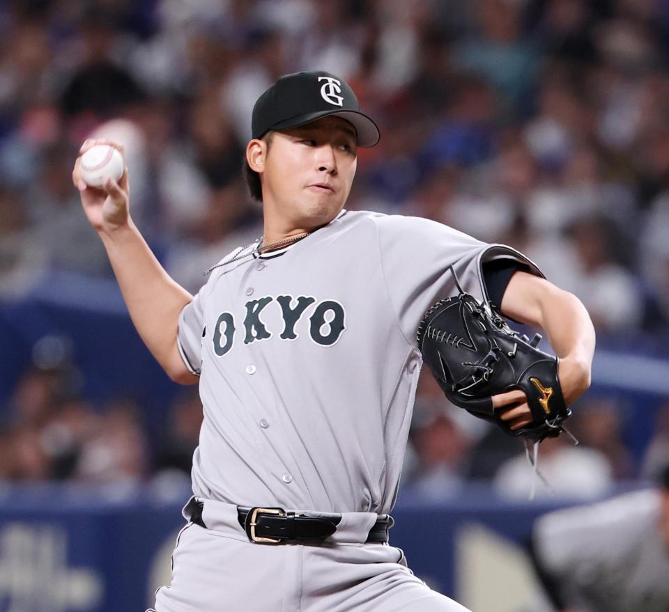 ５回途中から２番手で登板する堀田