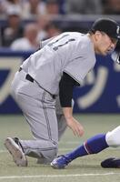 三走・田中幹とぶつかる田中将