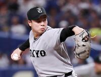 ６回に登板した田和