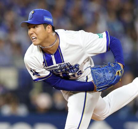 力投する先発の島田（撮影・伊藤笙子）
