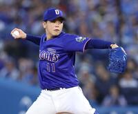 力投する先発の中西（撮影・伊藤笙子）