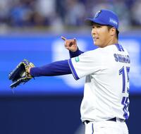 ２回、ボスラーを一ゴロ併殺打に打ち取った島田（撮影・伊藤笙子）