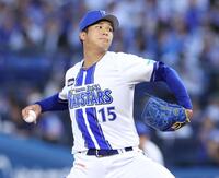 力投する先発の島田（撮影・伊藤笙子）