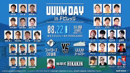 ファイターズＯＢ選抜　ＶＳ　ＵＵＵＭオールスター