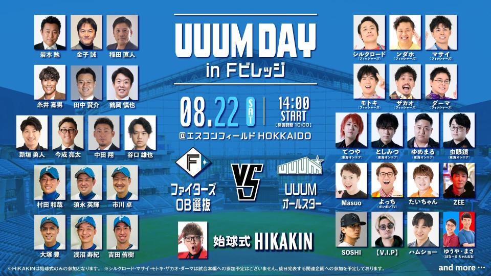 ファイターズＯＢ選抜　ＶＳ　ＵＵＵＭオールスター