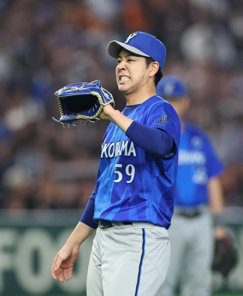 ５回２失点の平良（撮影・金田祐二）