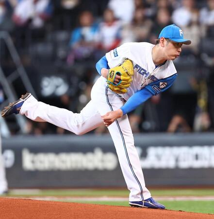 西武戦に先発する加藤（撮影・中島達哉）