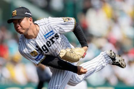 　広島戦に先発した阪神・村上＝甲子園