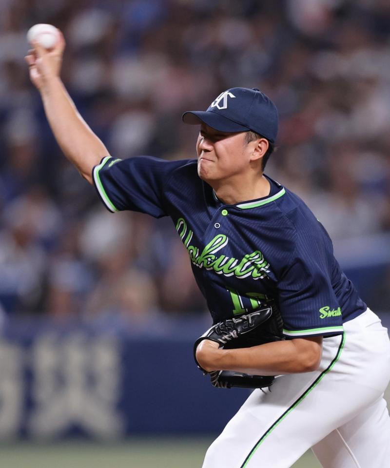 中日戦に先発した奥川
