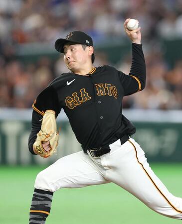 力投する竹丸（撮影・金田祐二）
