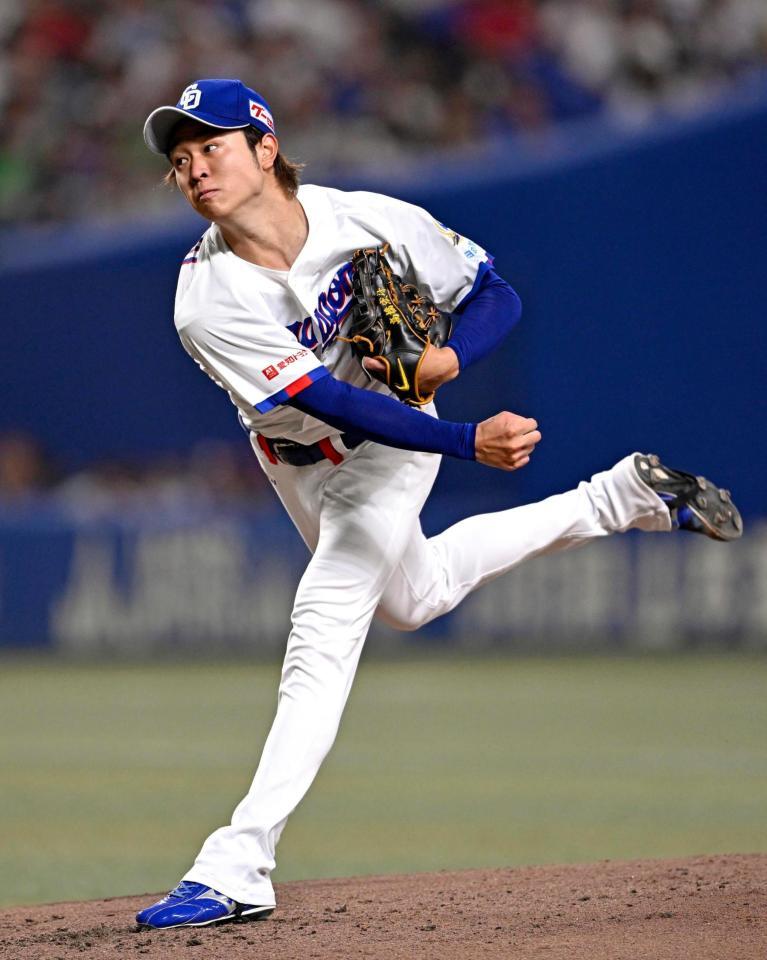 ヤクルト戦に先発した高橋宏