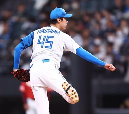 １回、力投する福島（撮影・中島達哉）