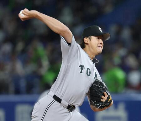 ８回に登板した堀田