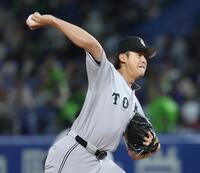８回に登板した堀田