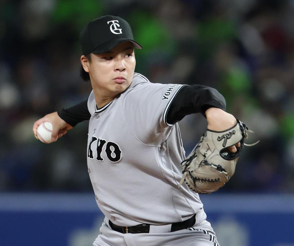 ７回に登板した田和