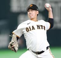 先発の井上（撮影・伊藤笙子）
