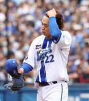初回６失点の入江（撮影・佐々木彰尚）