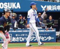 １回、ヤクルトの先制を許した入江（撮影・佐々木彰尚）